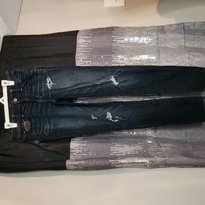AMERICAN EAGLE RHINESTONE JEANS